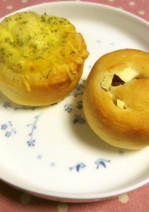 HB薩摩芋パン、ベーコンパン、林檎パン-レシピのメイン写真