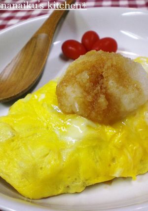 クセになる♡鰹風味の和風オムライス-レシピのメイン写真