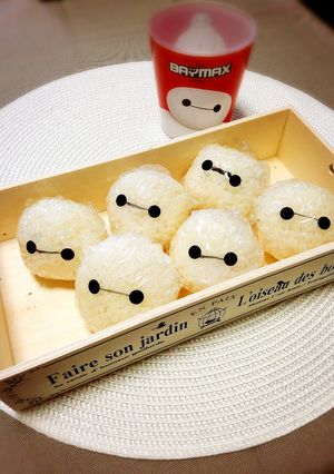 【ママレシピ】超簡単ベイマックスキャラ弁-レシピのメイン写真