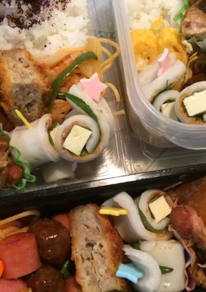 お弁当に、竹輪巻きまき-レシピのメイン写真