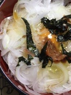新玉ねぎの卵かけごはん-レシピのメイン写真