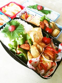 鮭の味噌マヨネーズ焼き♪お弁当-レシピのメイン写真