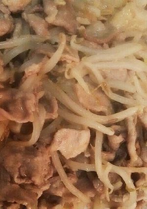 もやしと豚肉のにんにく味噌炒め-レシピのメイン写真