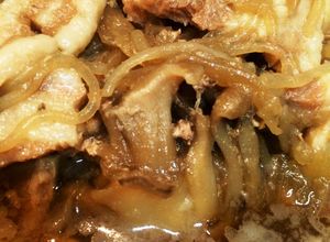 豚ばら焼肉用肉でがっつり豚丼-レシピのメイン写真