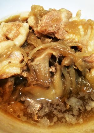 豚ばら焼肉用肉でがっつり豚丼-レシピのメイン写真