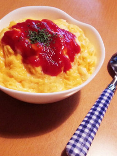 包まないチーズinオムライス✿˘︶˘✿-レシピのメイン写真