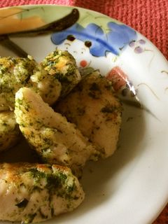 鶏ささみバター焼き〜青海苔味10分おかず-レシピのメイン写真