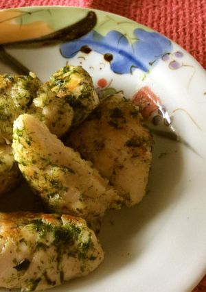 鶏ささみバター焼き〜青海苔味10分おかず-レシピのメイン写真