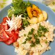 たけのこでピラフ風、炊き込みごはん