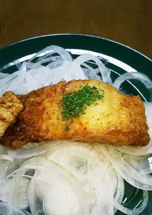 白身魚(めんたい)のドレッシングかけ!-レシピのメイン写真