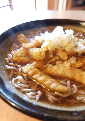 マルちゃん正麺の蕎麦で作るカレーポテそば-レシピのメイン写真
