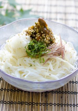 こうじ納豆そうめん-レシピのメイン写真