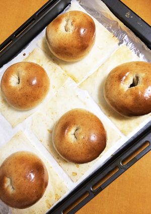 ほんのり甘酒香るベーグル(甘さ控えめ)-レシピのメイン写真