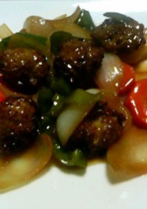 肉団子と野菜の甘酢あんかけ-レシピのメイン写真
