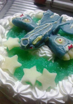 デコキャラ　ポケモン　ゲンシカイオーガ-レシピのメイン写真