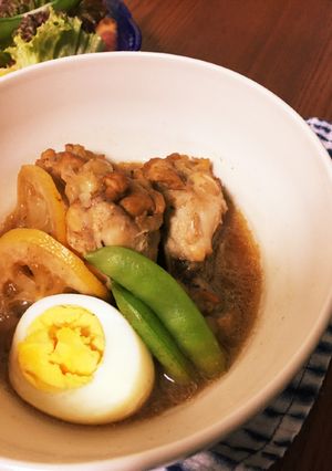 食欲up!酢とレモン手羽元で夏でも元気!-レシピのメイン写真