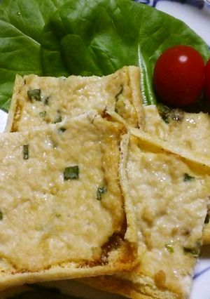 油揚げのひき肉せんべい-レシピのメイン写真