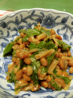 納豆と大葉のなめ茸和え♪-レシピのメイン写真
