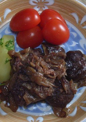 鶏肉の赤ワイン煮込み-レシピのメイン写真