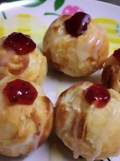 たこ焼き器☆ひとくちクロナッツ風?-レシピのメイン写真