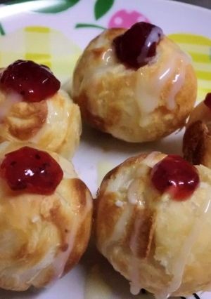 たこ焼き器☆ひとくちクロナッツ風?-レシピのメイン写真