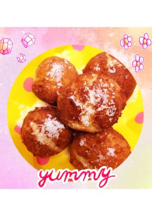 ホットケーキミックスと梅酒で作るドーナツ-レシピのメイン写真