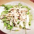 キノコと水菜の胡麻ドレサラダ