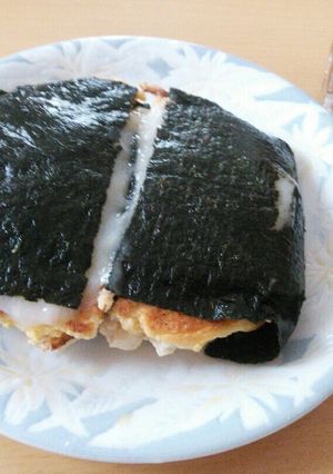 おにぎらず　ならぬ　もちぎらず-レシピのメイン写真