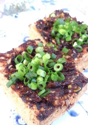 ♪厚揚げのダブルねぎ味噌焼き♪-レシピのメイン写真