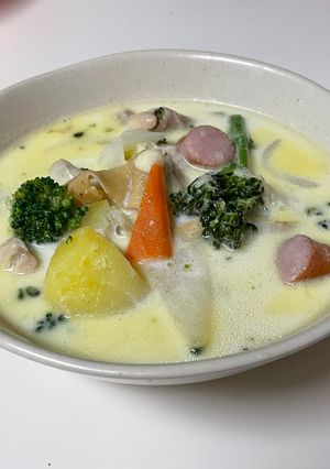 ルゥより美味しい✿チーズ入りクリームシチュー-レシピのメイン写真