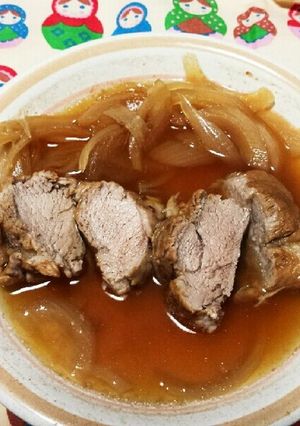 豚ブロックと酢タマネギのサッパリ煮-レシピのメイン写真