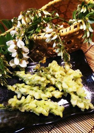 初夏☆季節の味！アカシアの花の天ぷら♪-レシピのメイン写真