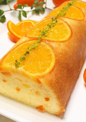簡単コンポートで♡オレンジケーキ-レシピのメイン写真