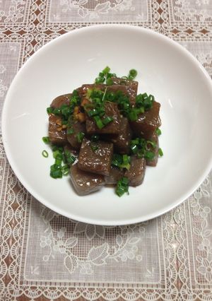 簡単こんにゃくニンニク醤油炒め-レシピのメイン写真