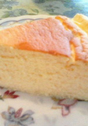 スライスチーズでスフレチーズケーキ-レシピのメイン写真