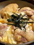 簡単！柔らかい鶏肉と食感のある皮♪親子丼