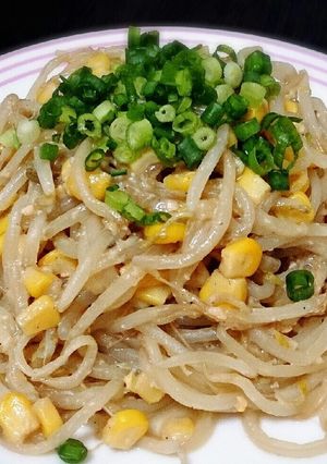 大量消費！味噌バターコーンのもやし炒め-レシピのメイン写真