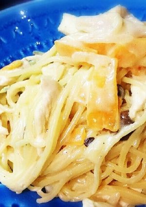 画期的☆ 鍋一つでカレークリームパスタ♪-レシピのメイン写真