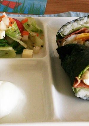 授乳中の朝ごはん♪おにぎらずver.2-レシピのメイン写真