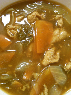 簡単 豚肉 玉ねぎ セロリのスープカレー-レシピのメイン写真