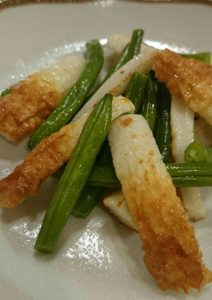 ちくわといんげん炒め-レシピのメイン写真