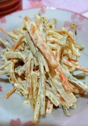 ☆カロリーハーフマヨで根菜サラダ☆-レシピのメイン写真