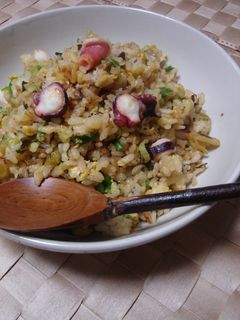 簡単★タコと高菜のチャーハン-レシピのメイン写真