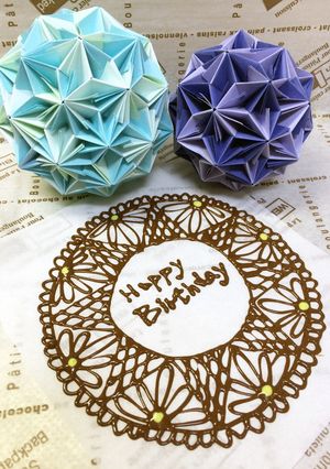 チョコペンでケーキデコレーション✿-レシピのメイン写真