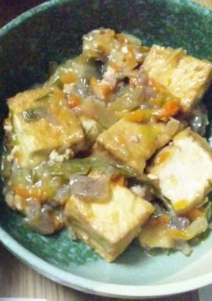 厚揚げのそぼろ煮-レシピのメイン写真