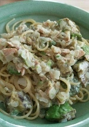 アボカドツナクリームパスタ-レシピのメイン写真