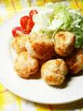 たこ焼き器で☆まんまるエビフライボール