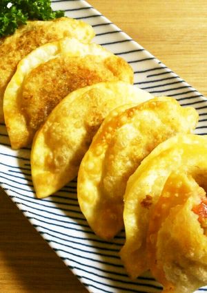 餃子の皮deタコス風♡包み揚げ-レシピのメイン写真