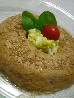 電子レンジで簡単☆和風なミートローフ♪-レシピのメイン写真