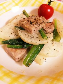 かぶと塩豚のクリーム風味-レシピのメイン写真